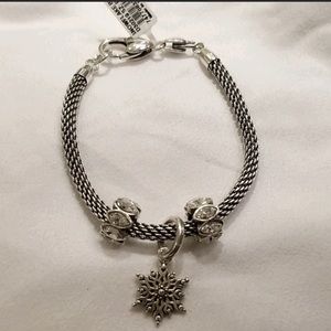 Brighton Snowflake Charm bracelet